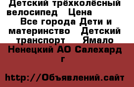 Детский трёхколёсный велосипед › Цена ­ 4 500 - Все города Дети и материнство » Детский транспорт   . Ямало-Ненецкий АО,Салехард г.